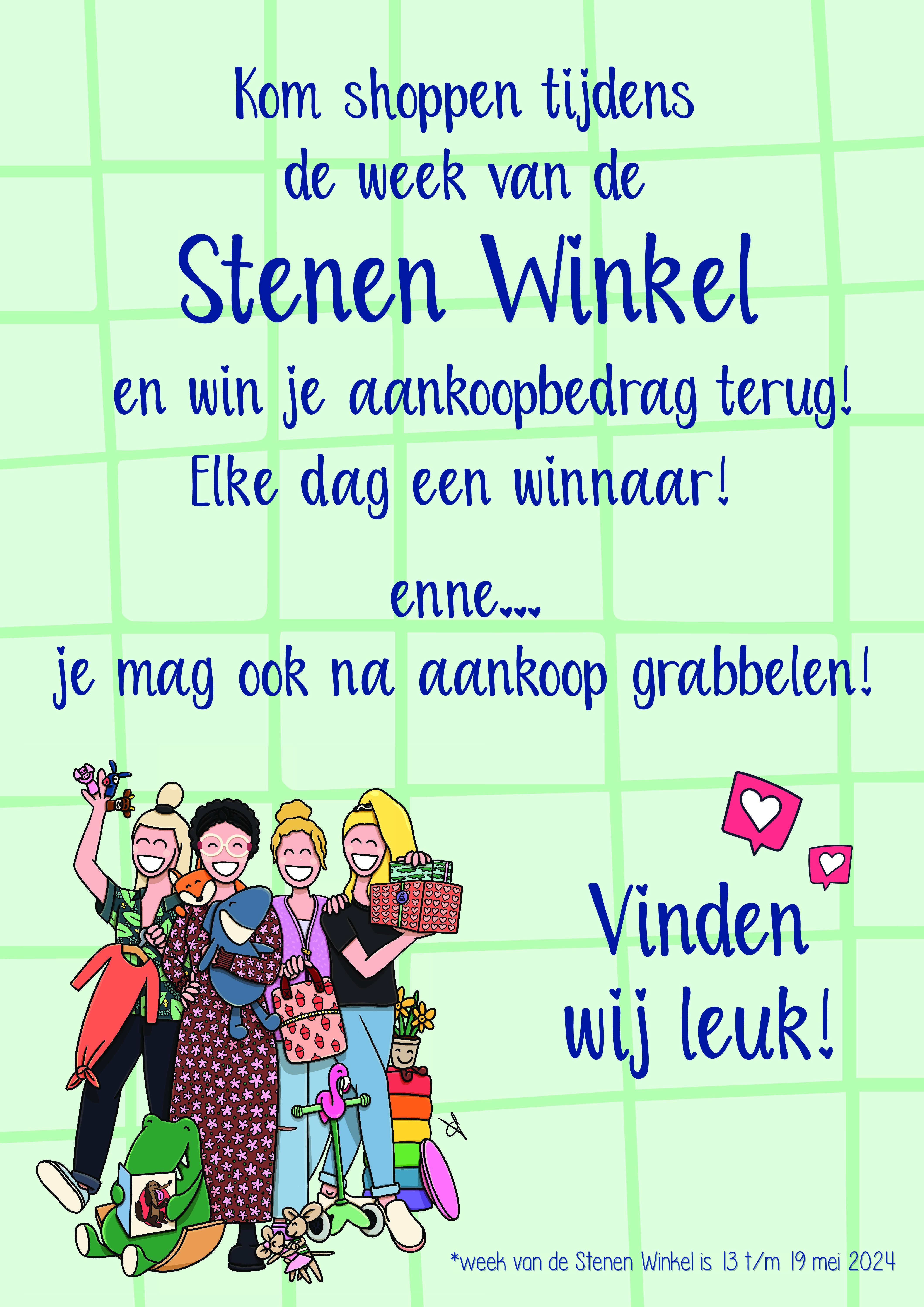 Heb jij je aankoopbedrag in shoptegoed gewonnen?