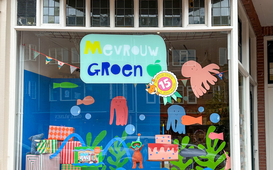 Etalagewedstrijd: vos geeft een onderwaterfeestje